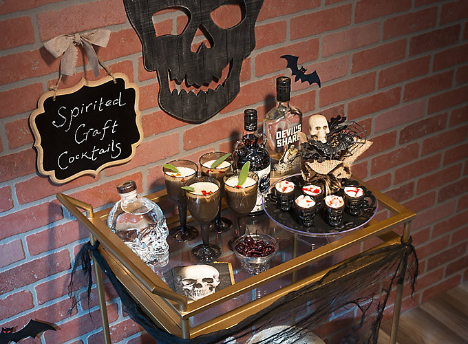 Bar Halloween Party Ideas
 Sinister Halloween Bar Cart Ideas Halloween Party Ideas