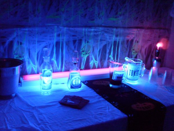 Bar Halloween Party Ideas
 Halloween Party Ideas Black Light Bar Daily Party Dish