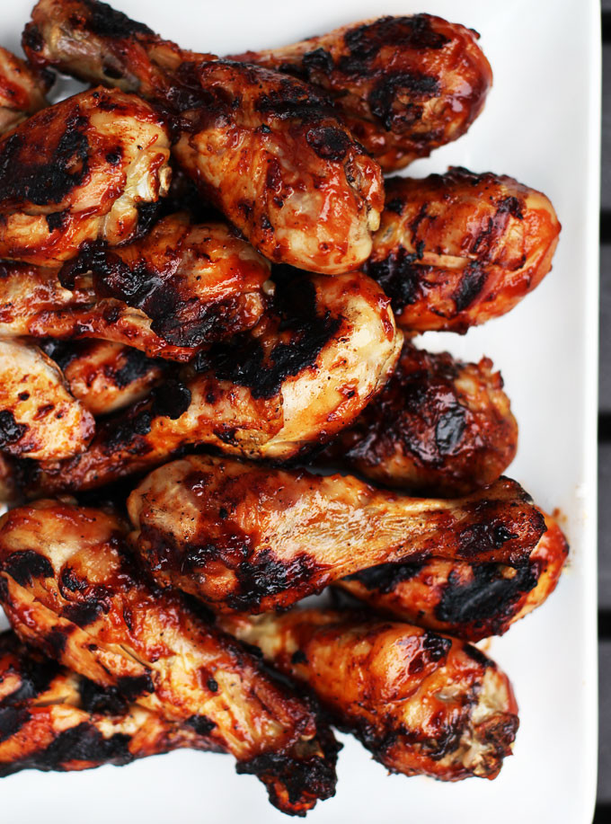Barbecue Chicken Legs
 Grilled Barbecued Chicken Legs