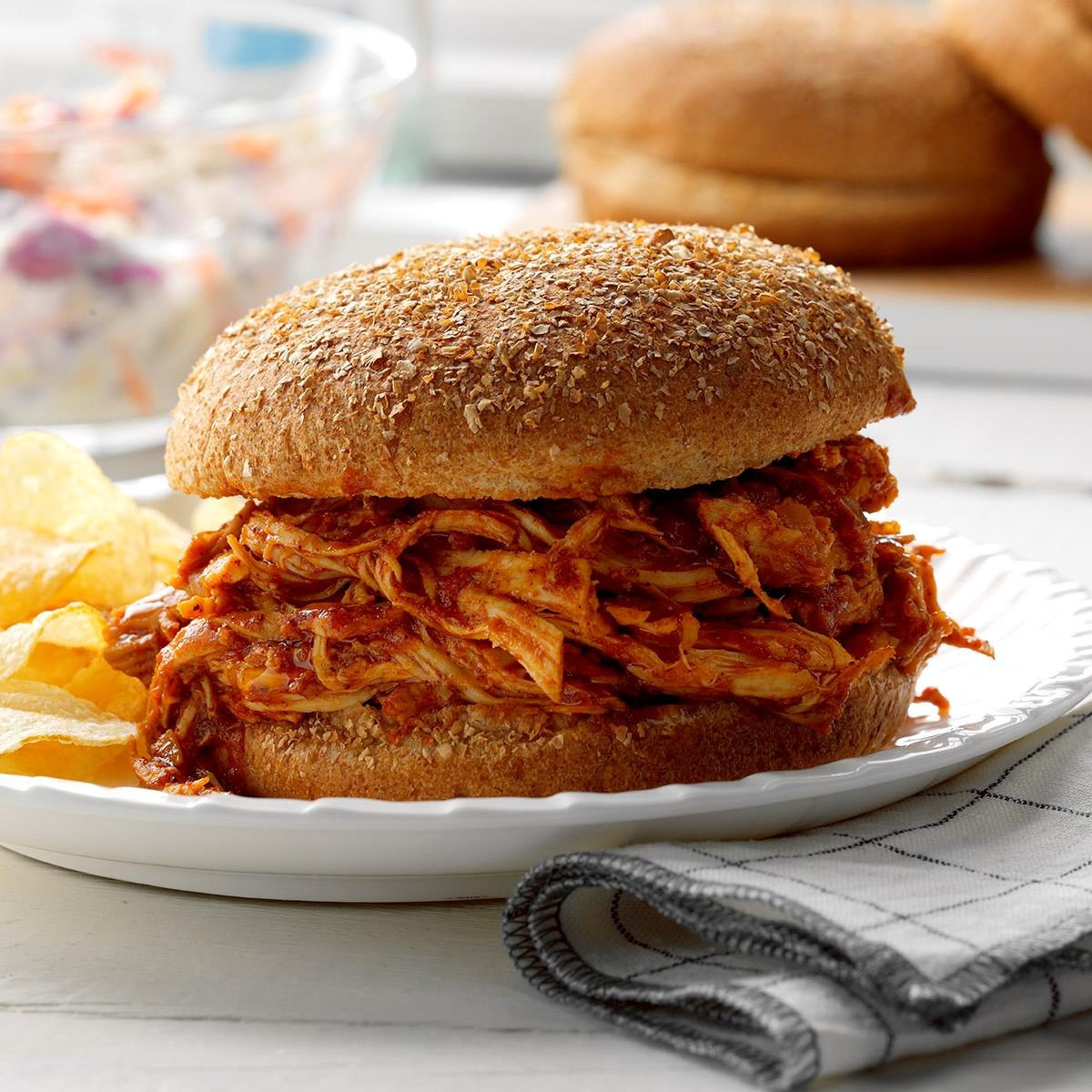 Barbecue Chicken Sandwiches Recipe
 Pulled Chicken Sandwiches Recipe