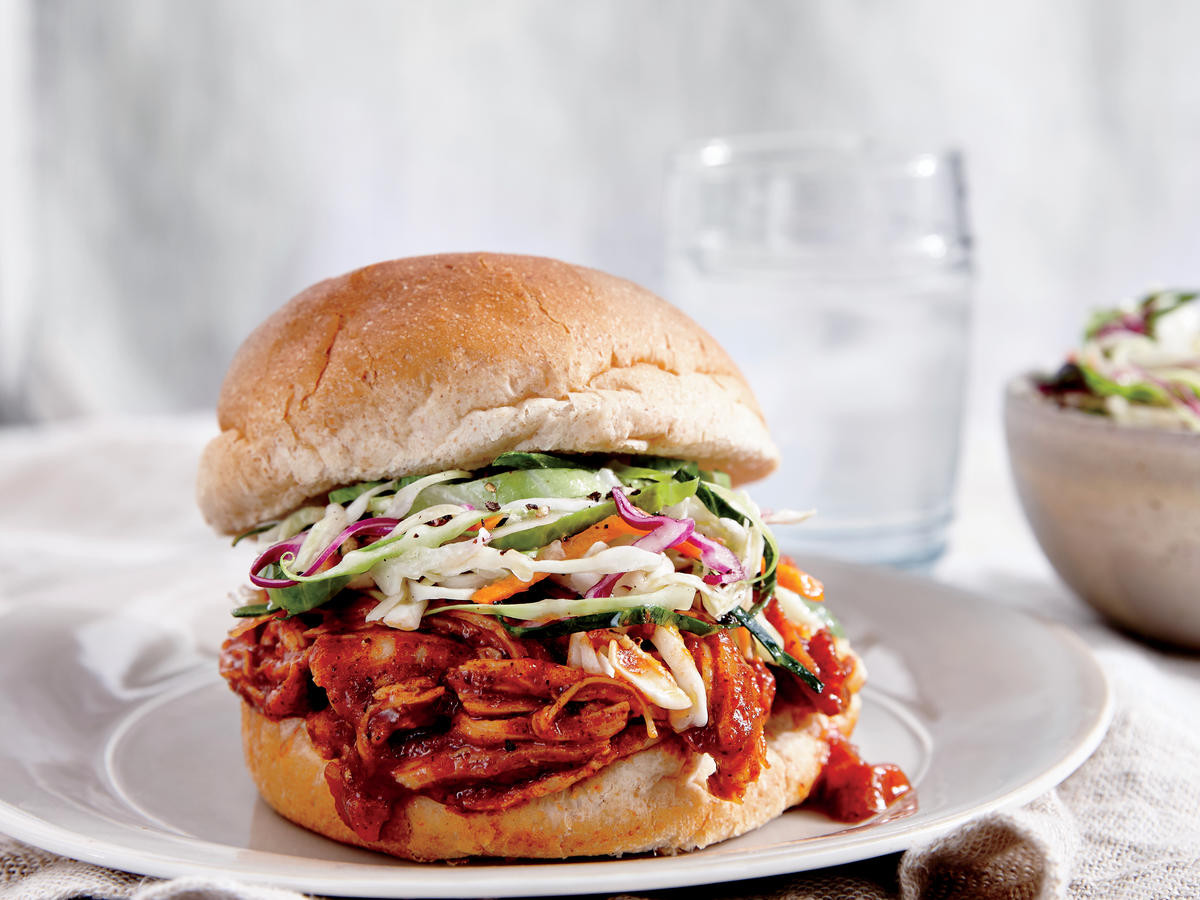 Barbecue Chicken Sandwiches Recipe
 BBQ Chicken Sandwiches with Coleslaw Recipe