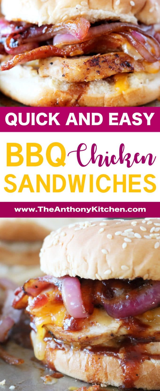 Barbecue Chicken Sandwiches Recipe
 BBQ Chicken Sandwich