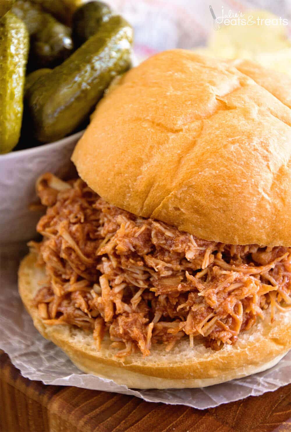 Barbecue Chicken Sandwiches Recipe
 Crock Pot Smokey BBQ Shredded Chicken Sandwich Recipe