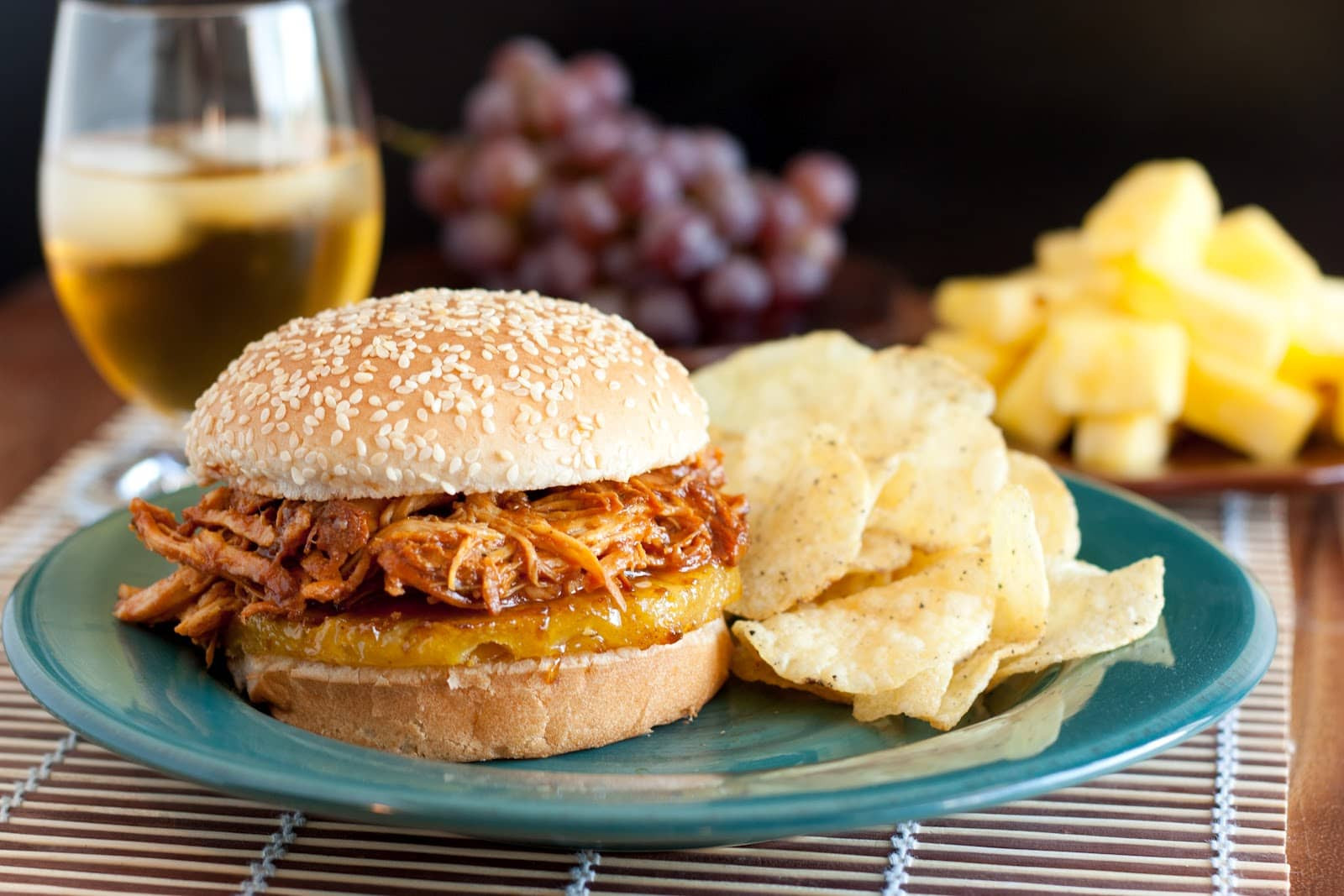 Barbecue Chicken Sandwiches Recipe
 Hawaiian BBQ Pulled Chicken Sandwiches Slow Cooker Recipe