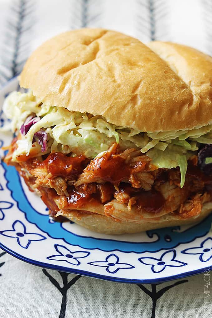 Barbecue Chicken Sandwiches Recipe
 Slow Cooker BBQ Pulled Chicken Sandwiches