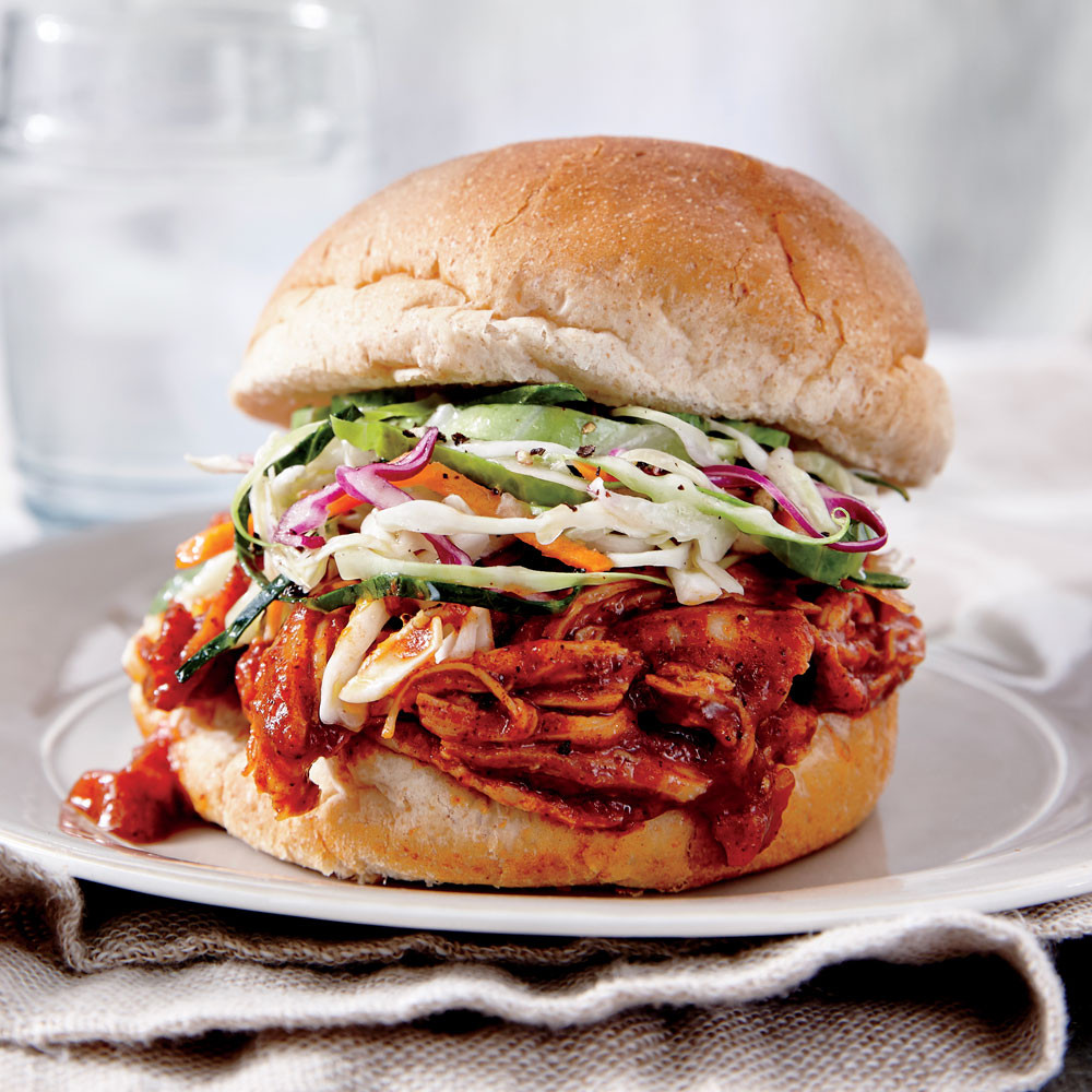 Barbecue Chicken Sandwiches Recipe
 BBQ Chicken Sandwiches Cooking Light