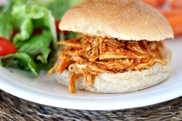 Barbecue Chicken Sandwiches Recipe
 BBQ Pulled Chicken Sandwiches Slow Cooker Mel s