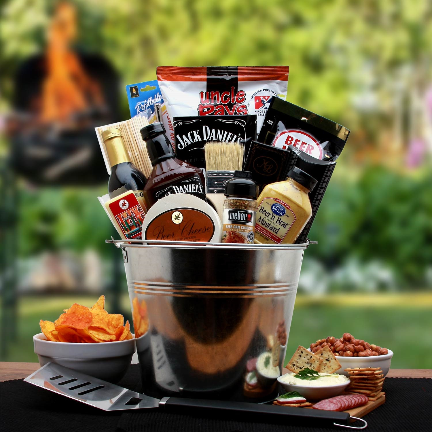 Barbecue Gift Basket Ideas
 BBQ Lovers Gift Pail Barbeque Gift Basket