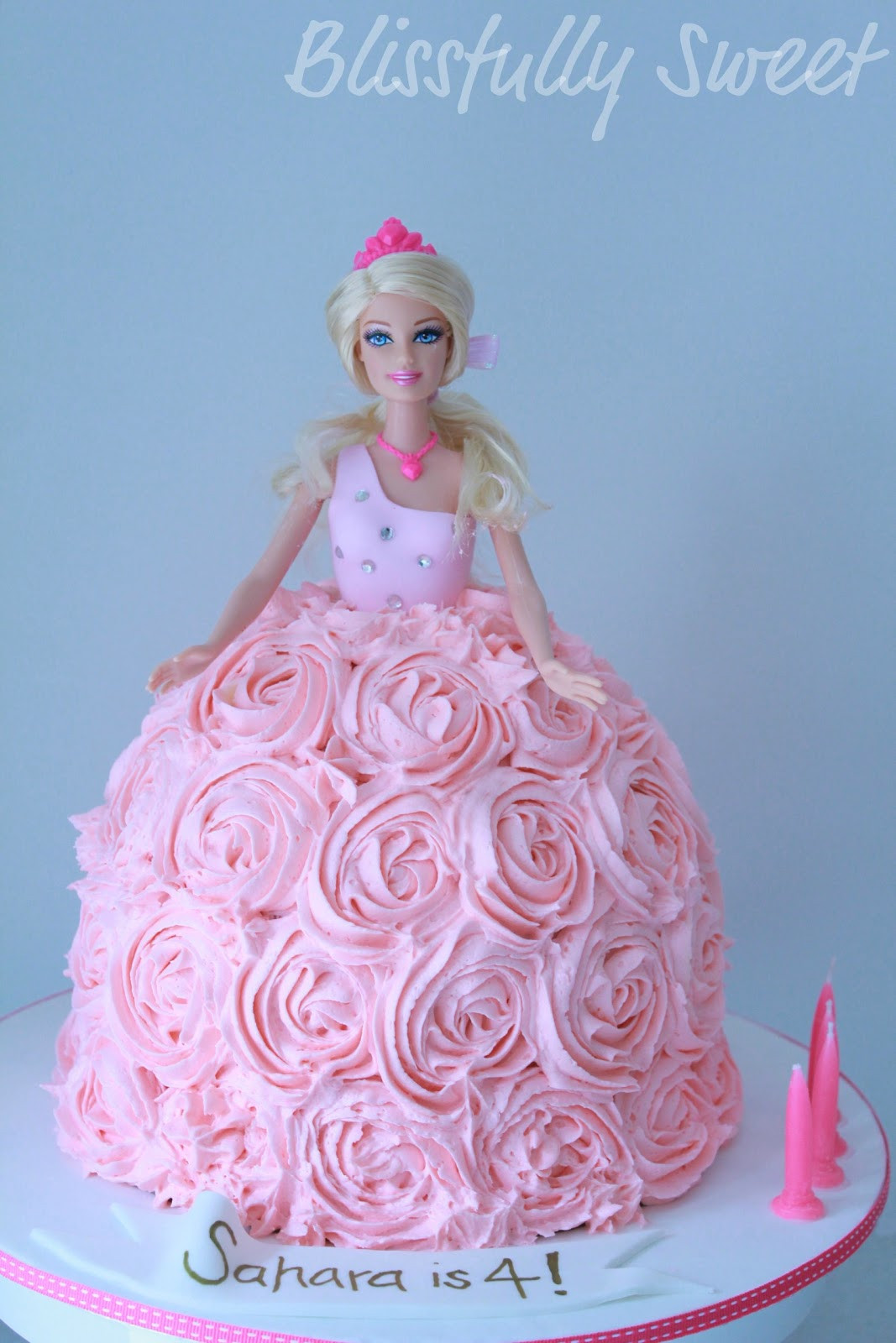 Barbie Birthday Cakes
 Blissfully Sweet A Barbie Buttercream Birthday Cake