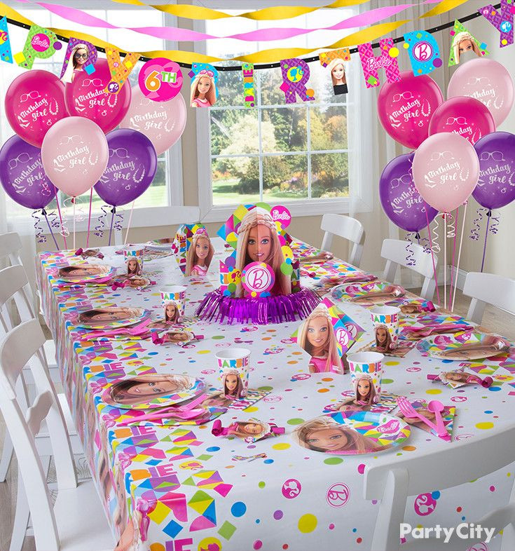 Barbie Pool Party Ideas
 Her and her besties will love these Barbie birthday party