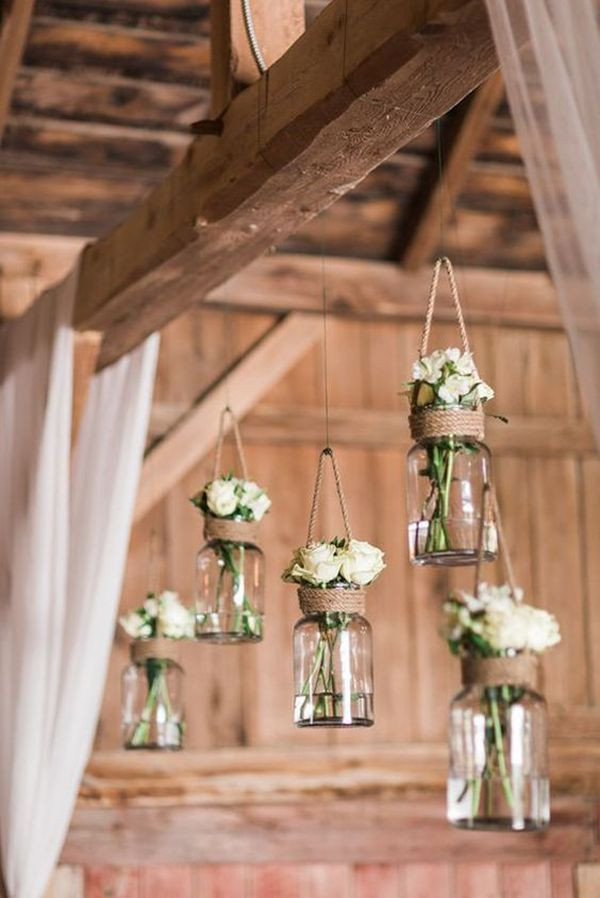 Barn Wedding Decor
 20 Modest Country Rustic Wedding Ideas decoratoo