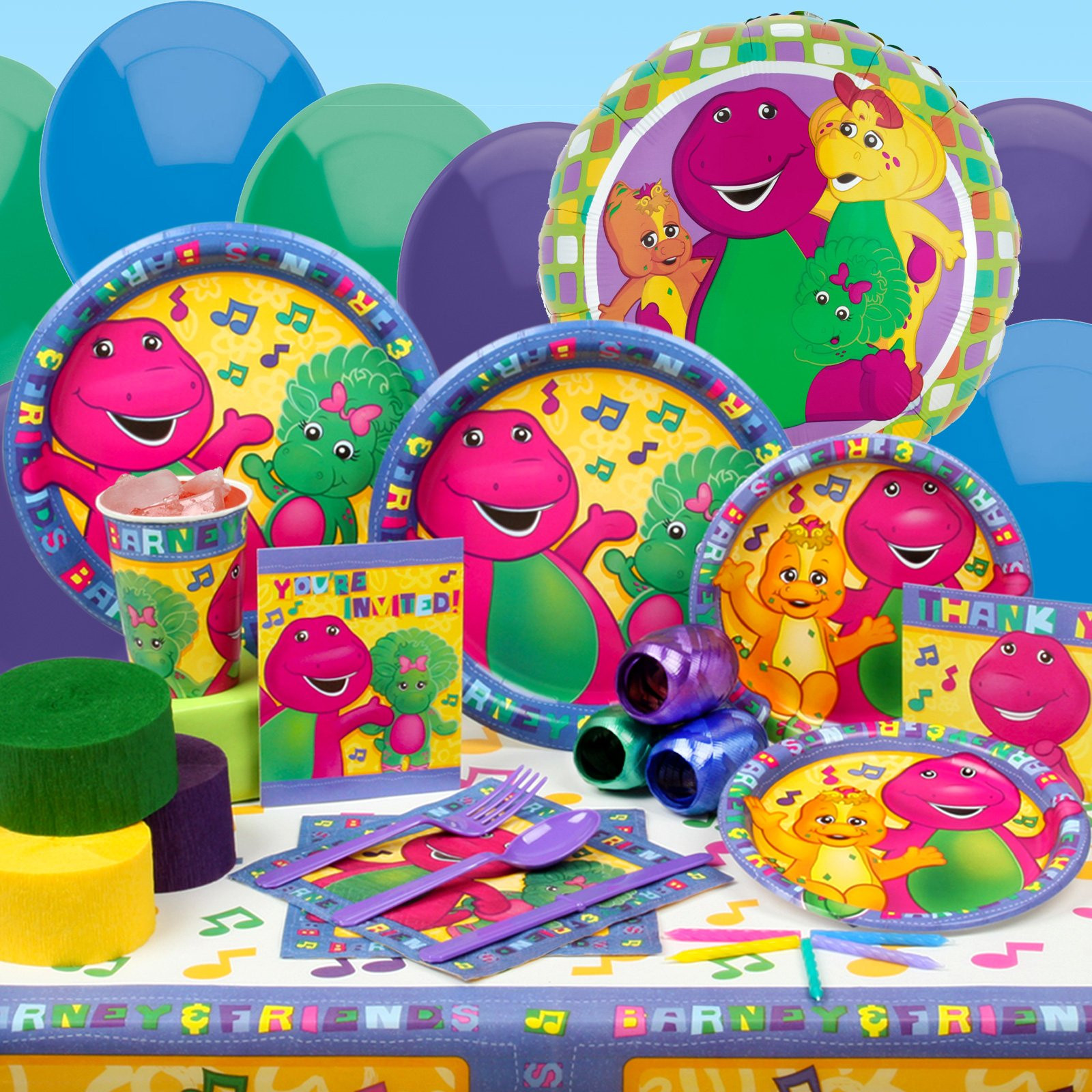 Barney Birthday Decorations
 FavorCakes by Erica Where the Hell is Barney