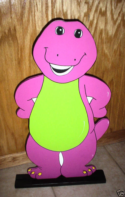 Barney Birthday Decorations
 Barney stand up children s Birthday party decorations