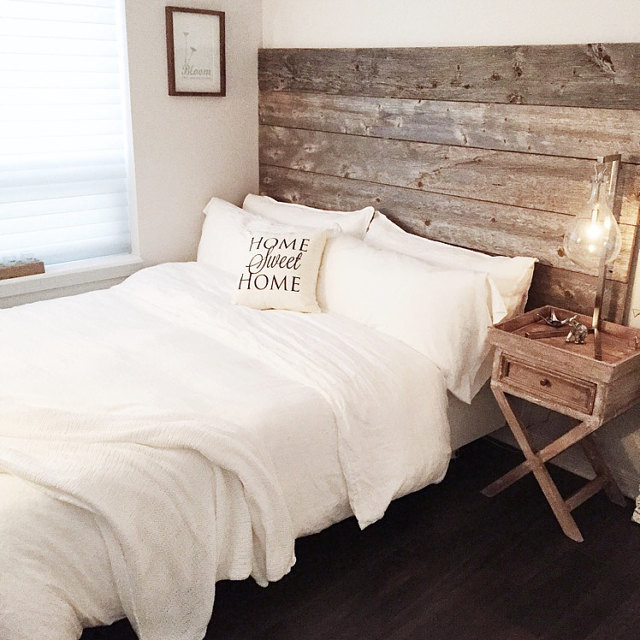 Barnwood Headboard DIY
 Reclaimed Wood Headboard DIY Installation Made From Real