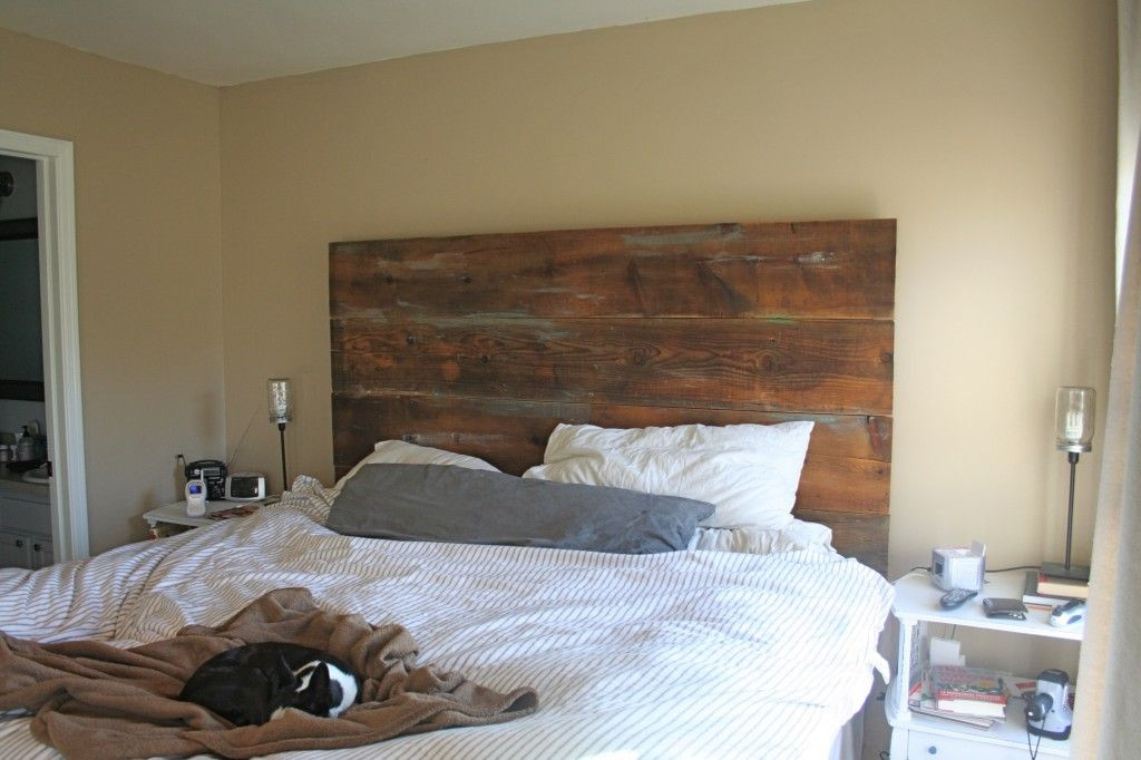 Barnwood Headboard DIY
 barnwood headboard headboard inspiration