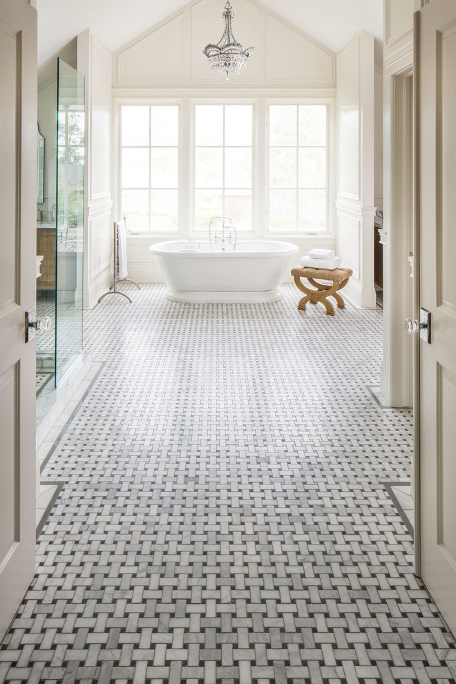 Basket Weave Tile Bathroom
 Tile floor designs for bathrooms