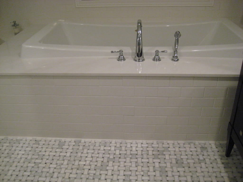 Basket Weave Tile Bathroom
 35 great pictures and ideas basketweave bathroom floor