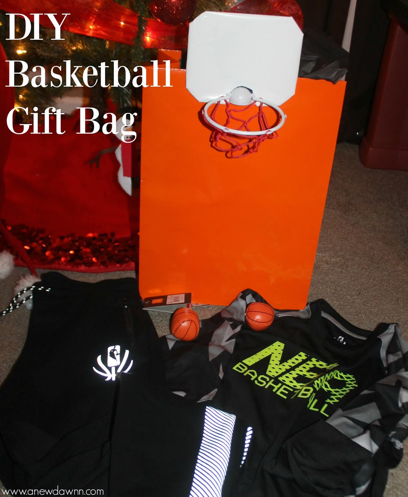 Basketball Gift Bag Ideas
 NBA Reflective Collection Gift Idea & DIY Basketball Gift