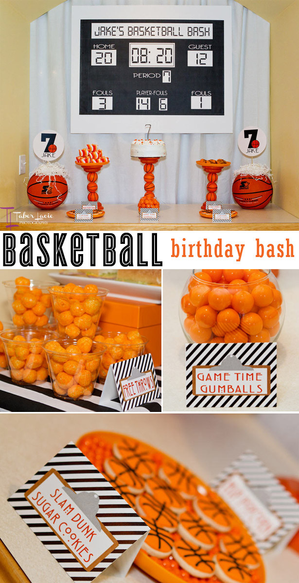 Basketball Themed Birthday Party Ideas
 Basketball Birthday Party • The Celebration Shoppe