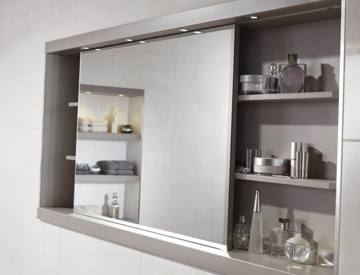 Bathroom Cabinet Mirror
 Utopia 1200mm Sliding Mirror Cabinet