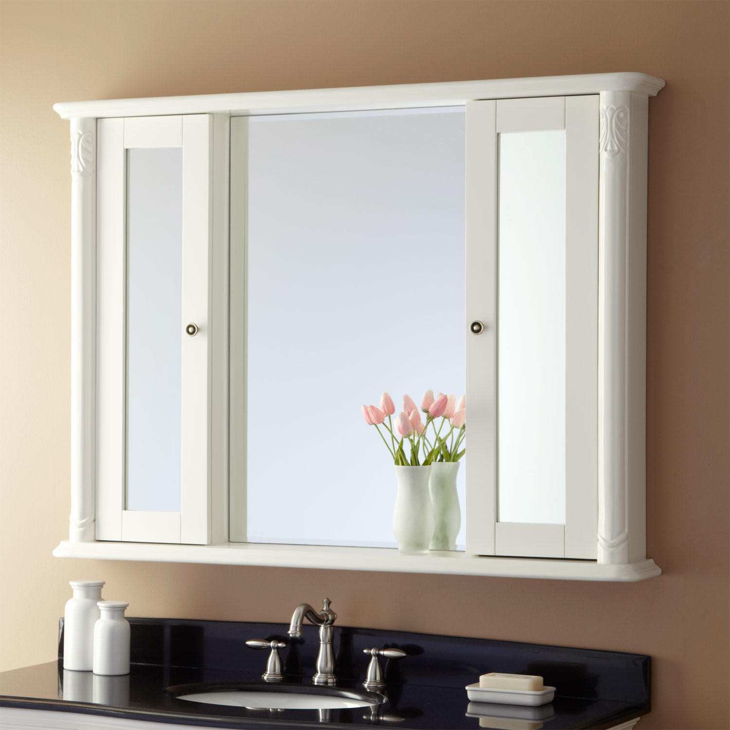 Bathroom Cabinet Mirror
 48" Sedwick Medicine Cabinet Bathroom