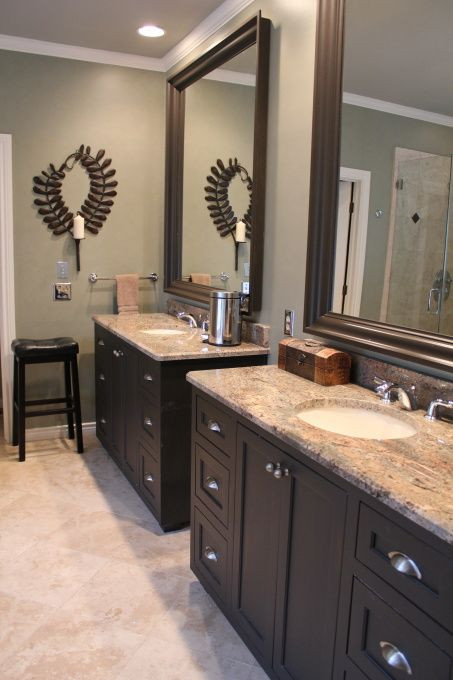 Bathroom Cabinets Color Ideas
 Dark Green Countertops In Bathroom What Color To Paint