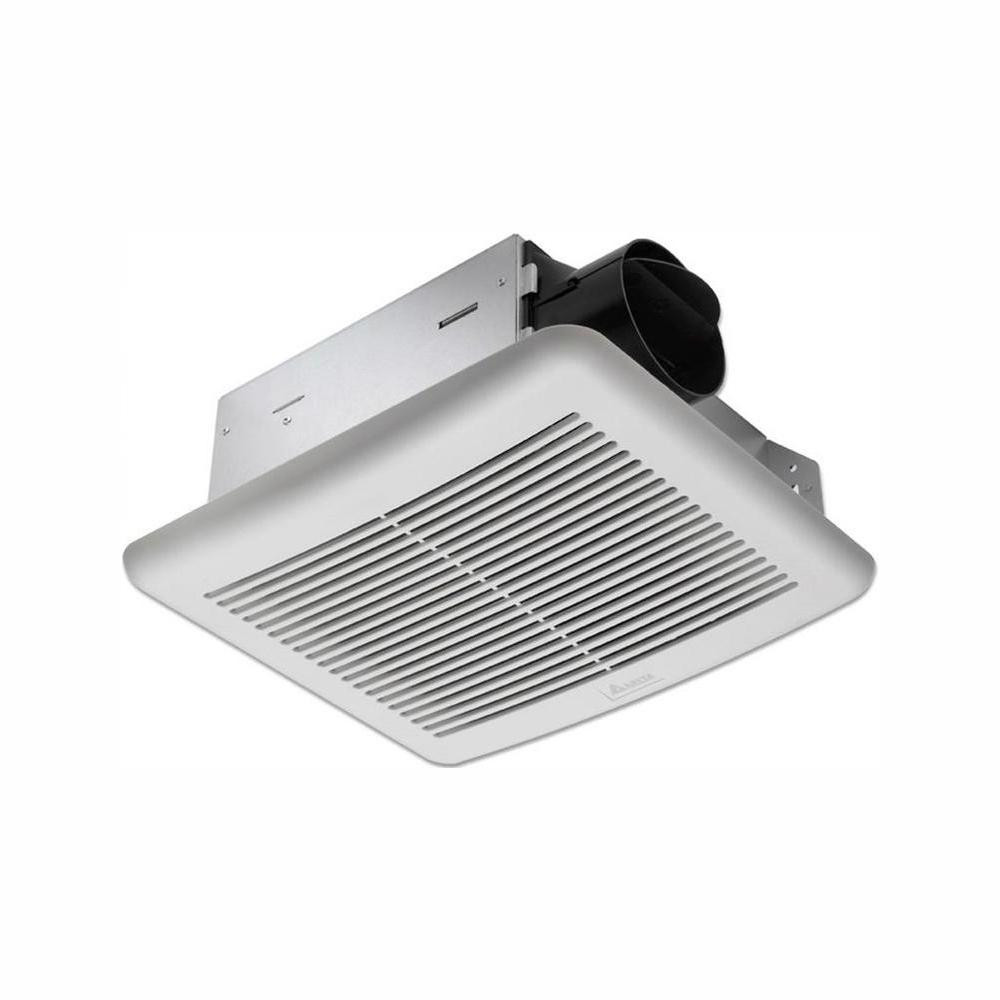 Bathroom Ceiling Exhaust Fans
 Delta Breez Slim Series 50 CFM Wall or Ceiling Bathroom