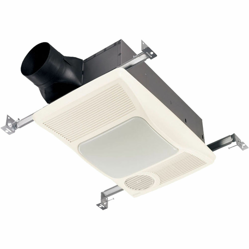 Bathroom Exhaust Fan Light Heater
 Broan 100HFL 100 CFM Bathroom Vent Fan with Light and