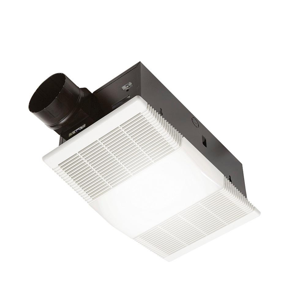 Bathroom Exhaust Fan Light Heater
 NuTone 80 CFM Ceiling Bathroom Exhaust Fan with Light and