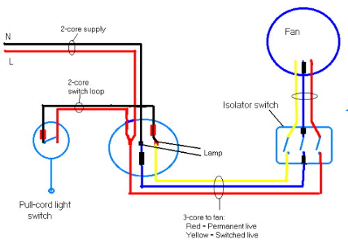 Bathroom Exhaust Fan Wiring Diagram
 BATH FAN LIGHT HEAT WIRING DIAGRAMS