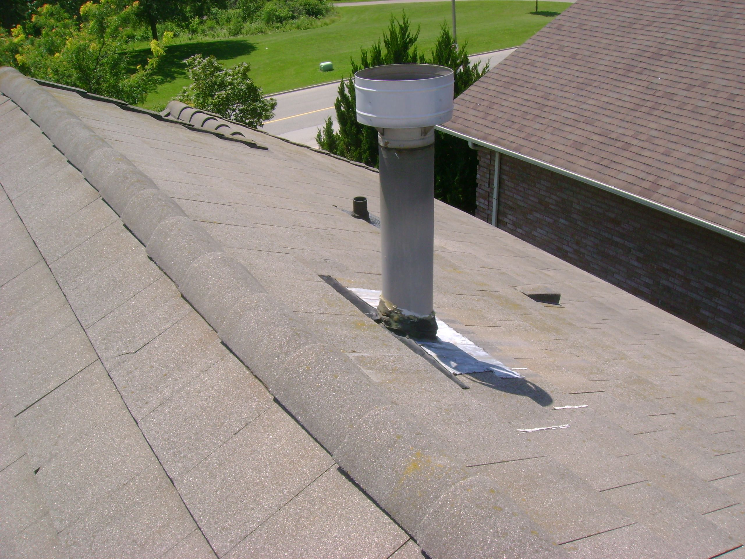 Bathroom Exhaust Roof Vent
 Mystery vents found during concrete tile roof inspection