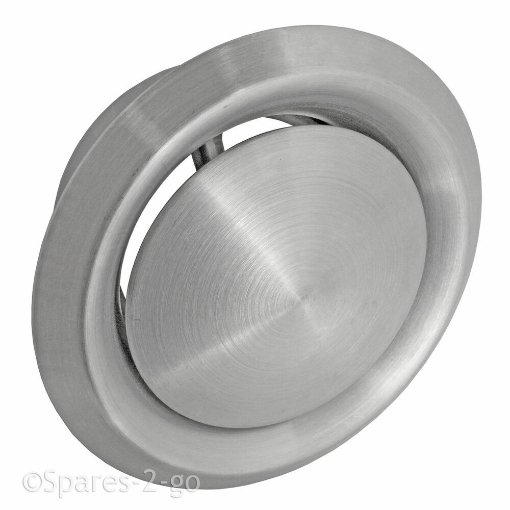 Bathroom Exhaust Vent Cover
 Stainless Steel Bathroom Ceiling Air Vent Round Metal Wall