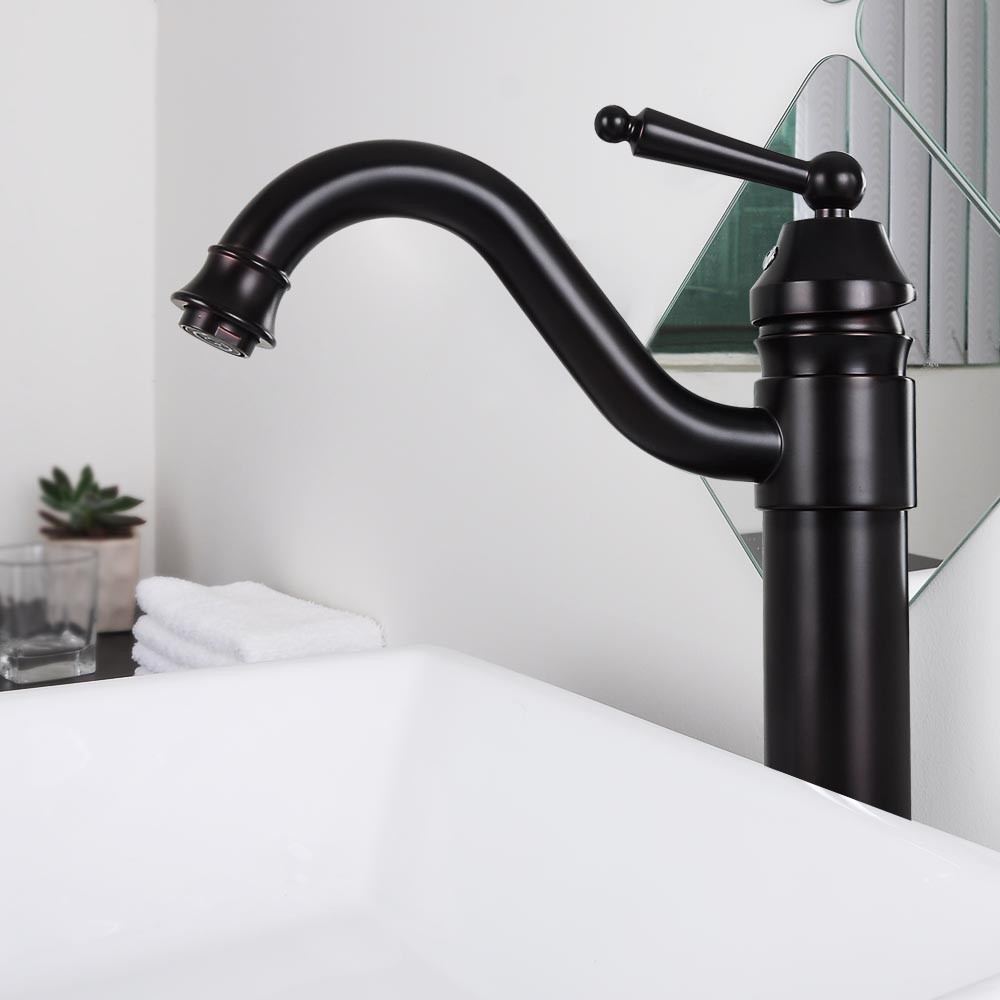 Bathroom Faucets For Vessel Sinks
 Bathroom Lavatory Vessel Sink Faucet Swivel e Hole