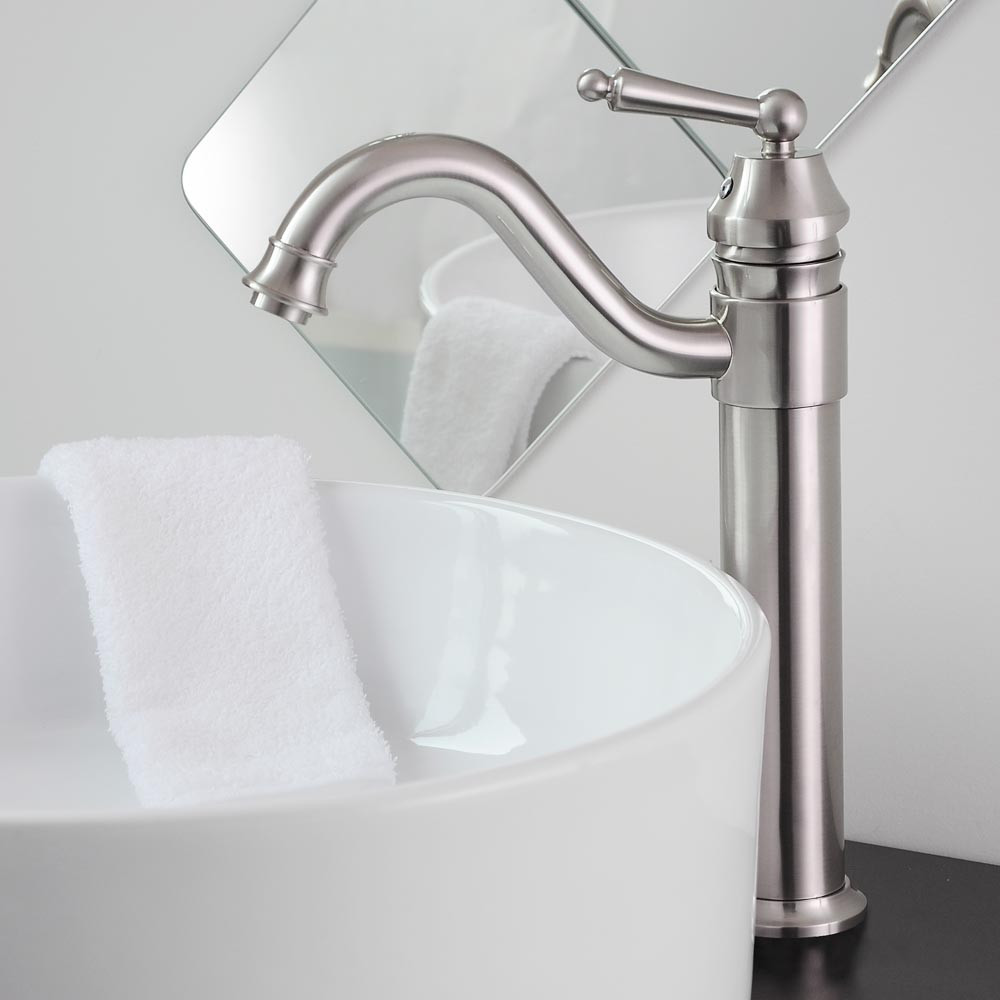 Bathroom Faucets For Vessel Sinks
 Bathroom Lavatory Vessel Sink Faucet Swivel e Hole