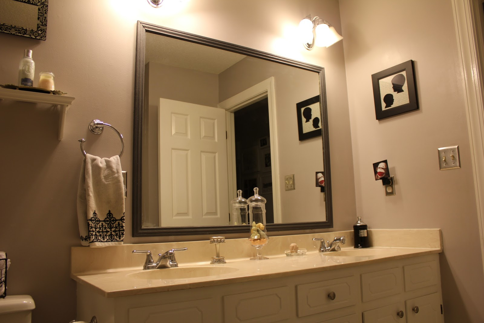 Bathroom Framed Mirrors
 Tips Framed Bathroom Mirrors MidCityEast