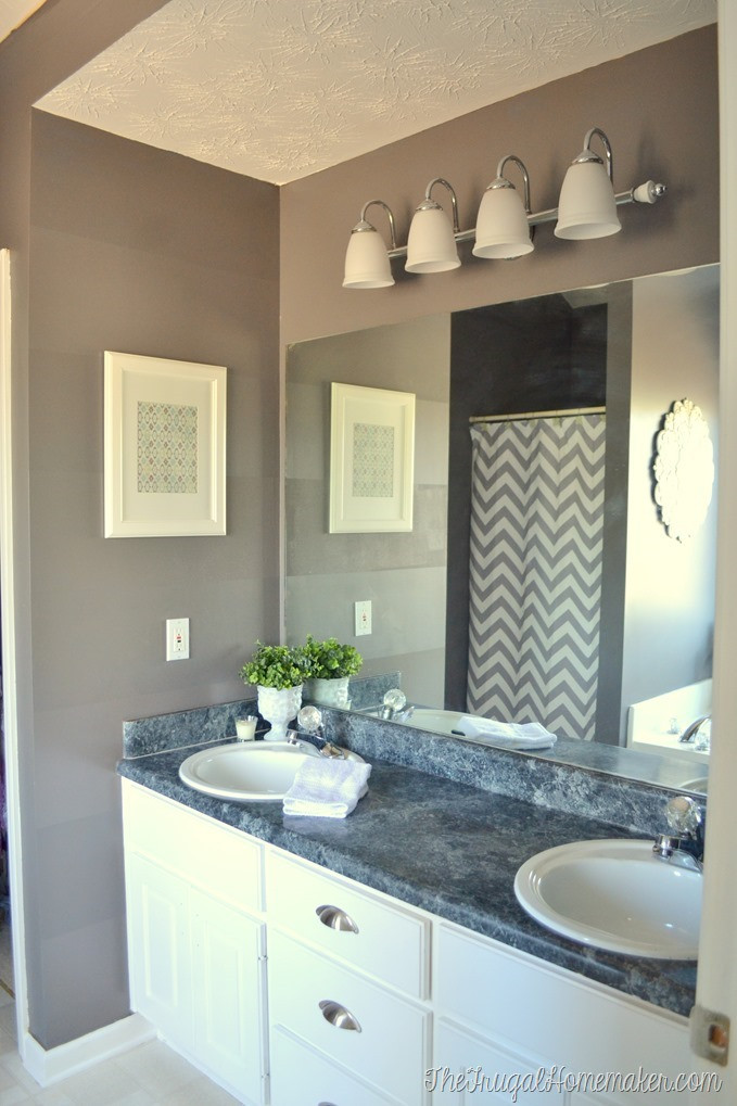 Bathroom Framed Mirrors
 How to frame out that builder basic bathroom mirror for