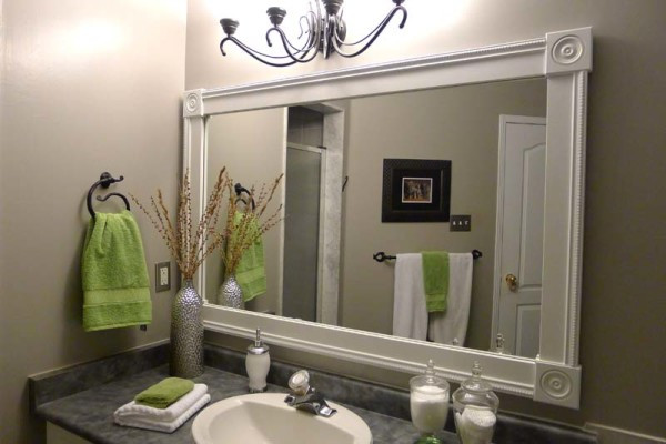 Bathroom Framed Mirrors
 Wonderful Ideas to Make Your Tiny Bathroom Seem Bigger