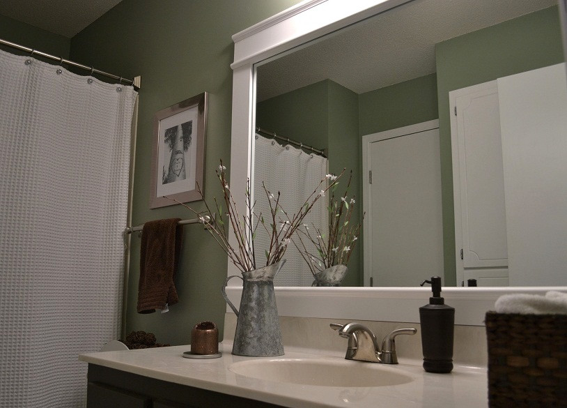 Bathroom Framed Mirrors
 Dwelling Cents Bathroom Mirror Frame