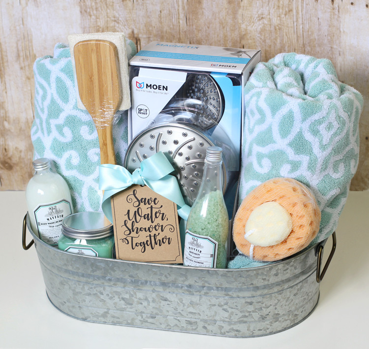 Bathroom Gift Basket Ideas
 The Craft Patch Shower Themed DIY Wedding Gift Basket Idea