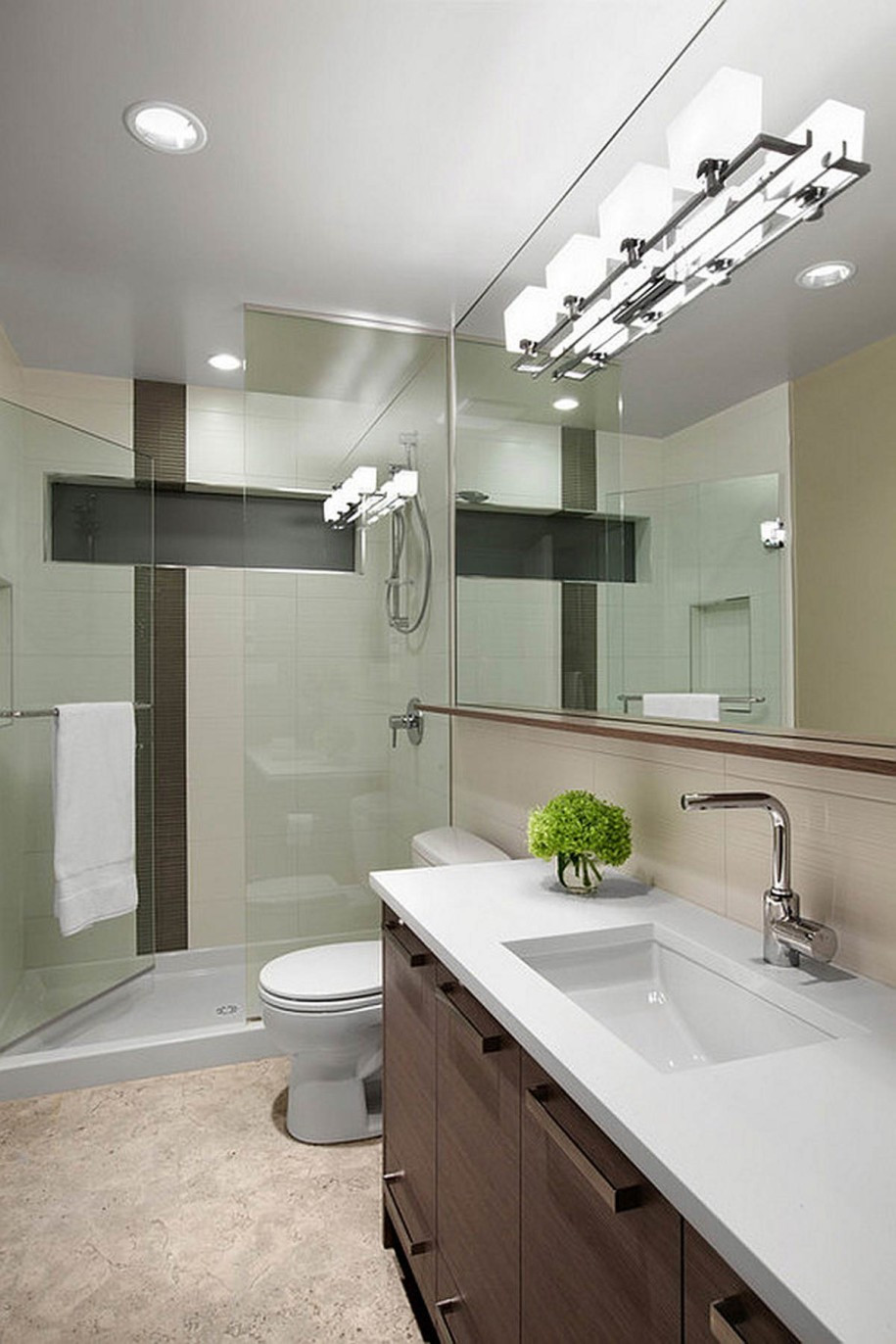 Bathroom Lighting Contemporary
 32 good ideas and pictures of modern bathroom tiles texture