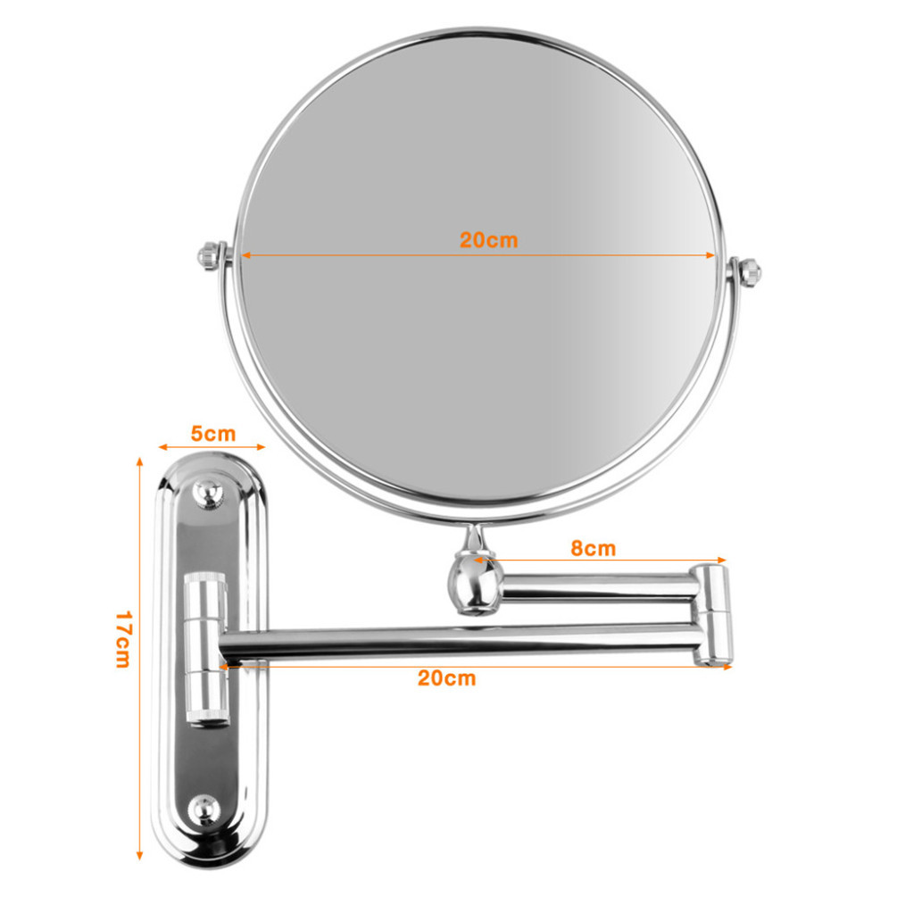 Bathroom Magnifying Mirror
 Double Sided Wall Mount 1 10x Magnifying Cosmetic Shaving