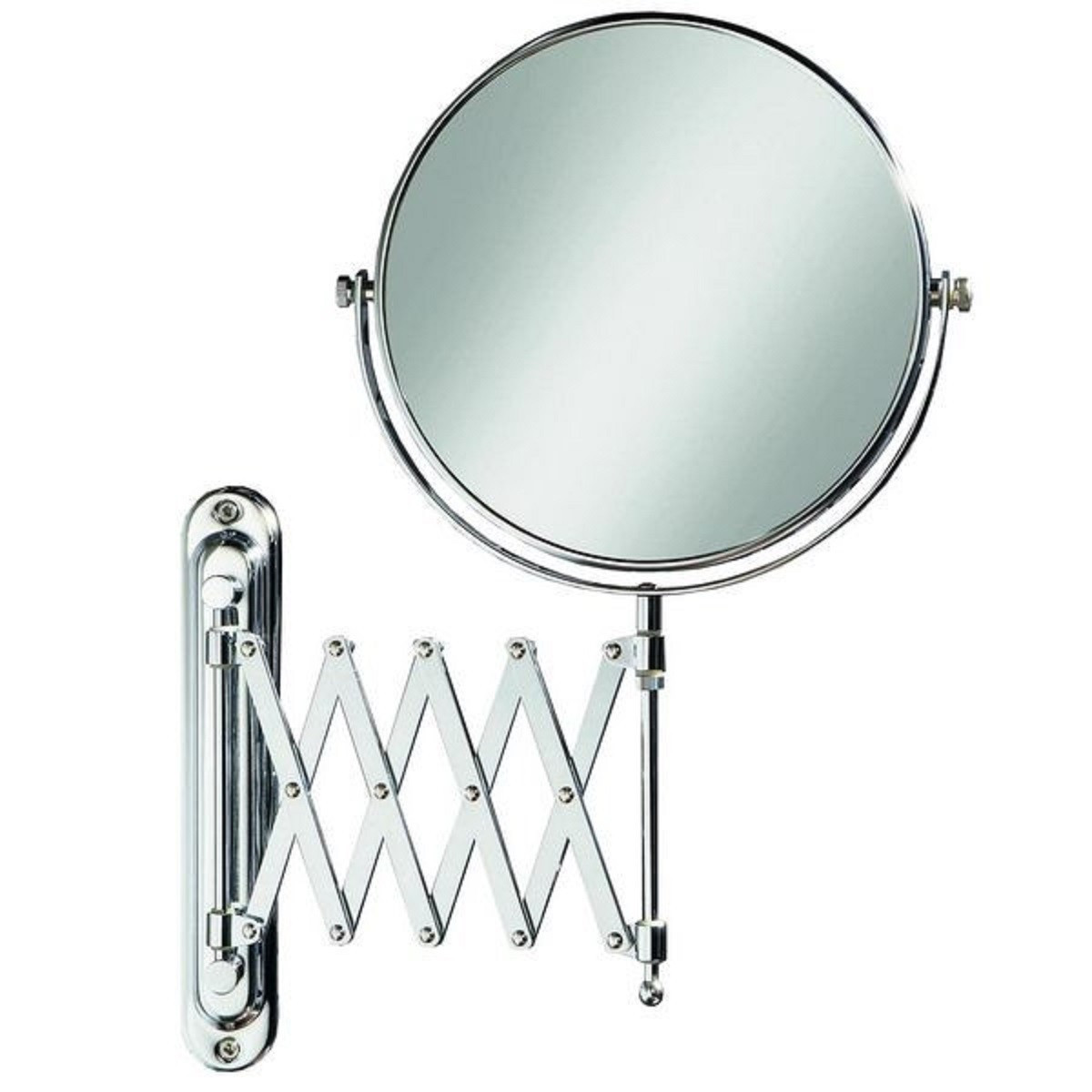 Bathroom Magnifying Mirror
 HIB Rossi Extendable Magnifying Bathroom Mirror