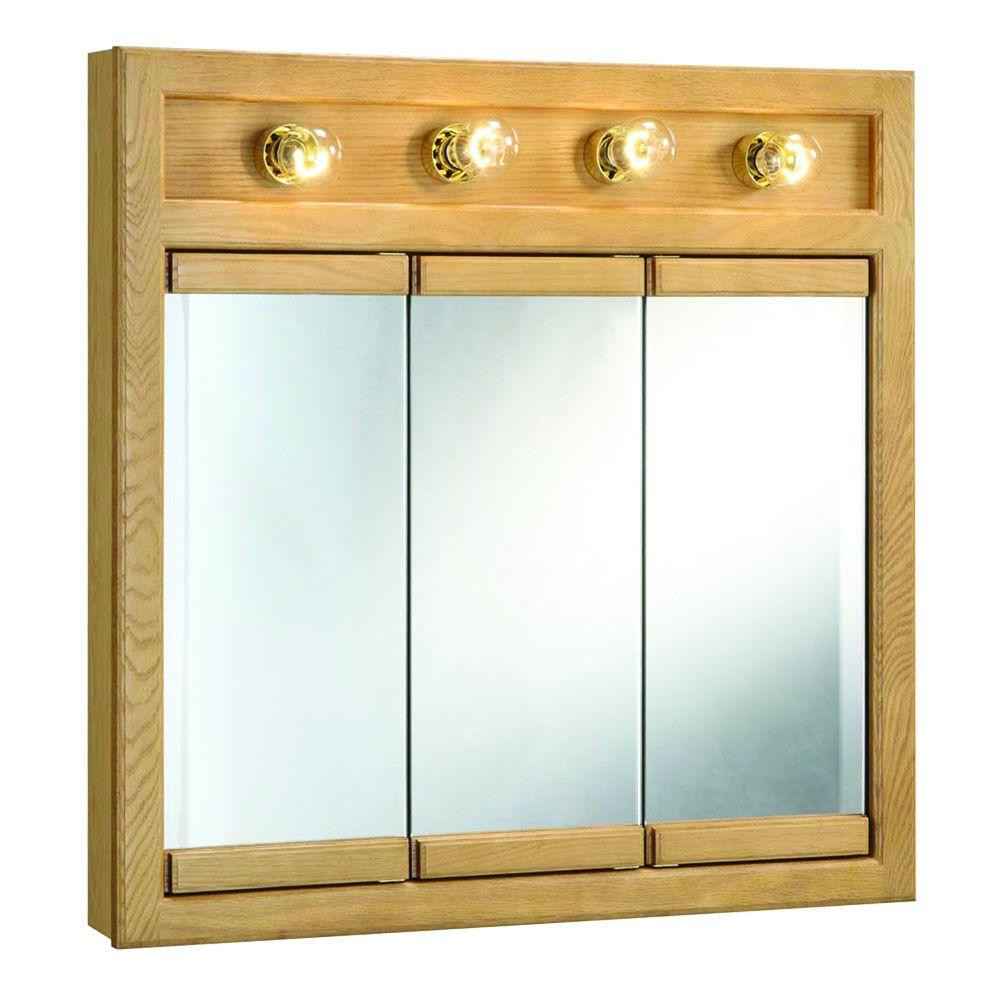Bathroom Medicine Cabinets With Lights
 Design House Richland 30 in W x 30 in H x 5 in D Framed
