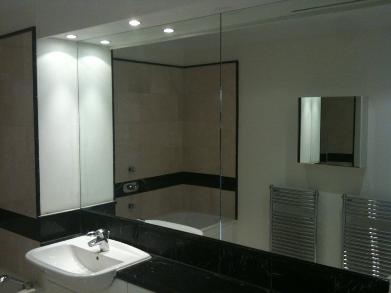 Bathroom Mirror Edge Repair
 Mirrors & Privacy Installation in London