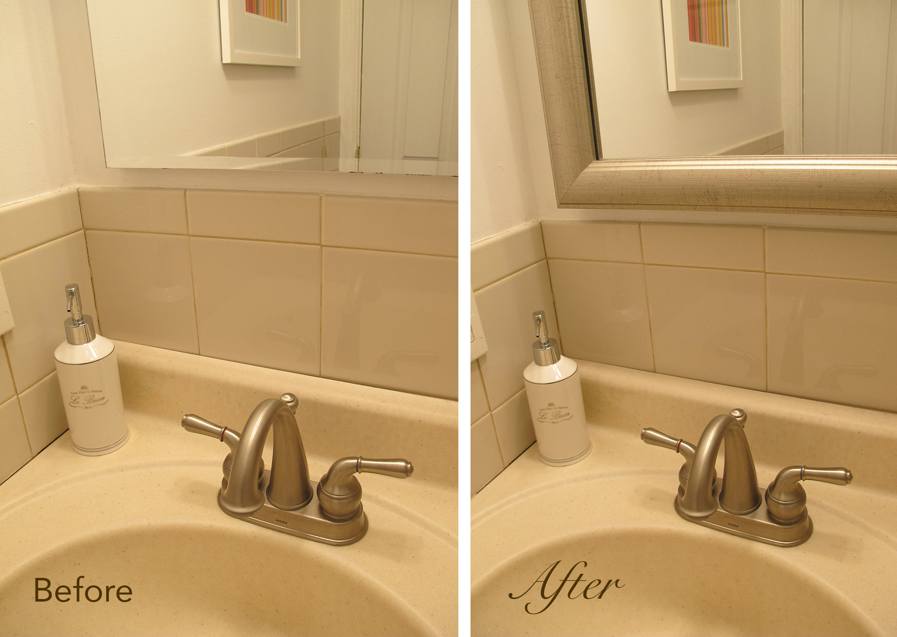 Bathroom Mirror Edge Repair
 Desilvering Bathroom Mirror Fix It with MirrorMate Frames