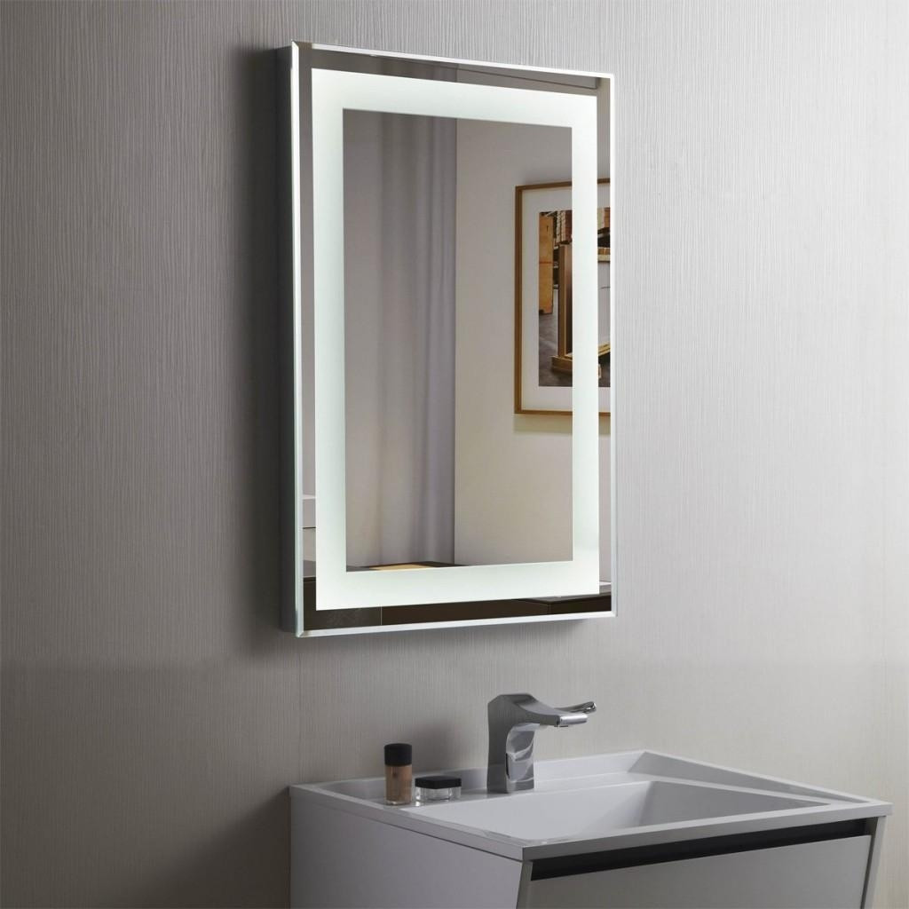 Bathroom Mirror Edge Repair
 20 Inspirations Vanity Mirrors With Built in Lights