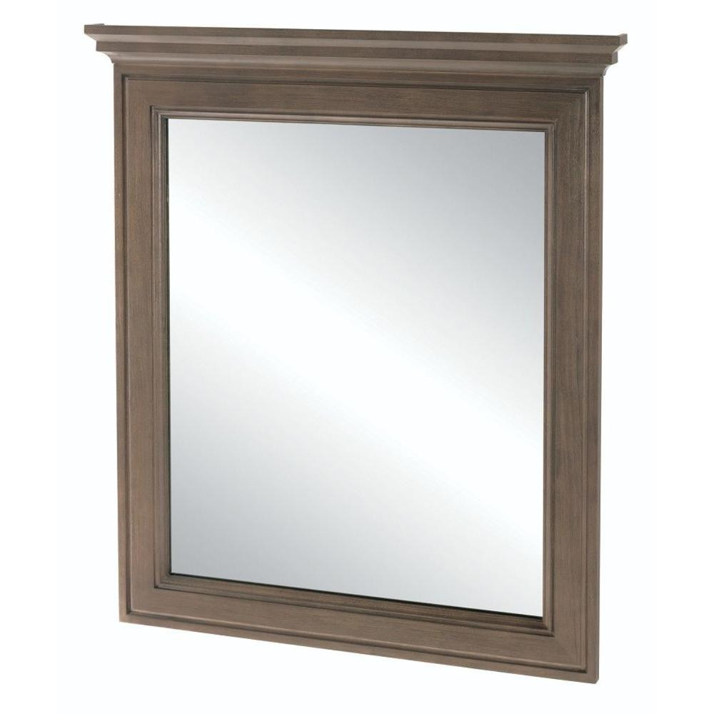 Bathroom Mirrors At Home Depot
 Home Decorators Collection Albright 30 in x 34 in Framed