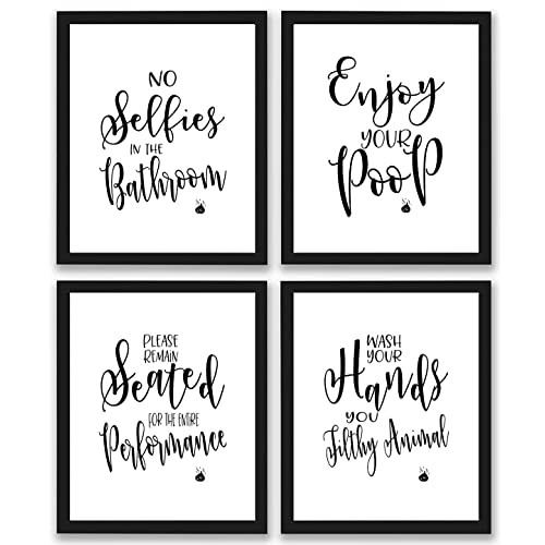 Bathroom Sayings Wall Art
 Bathroom Framed Wall Art Amazon