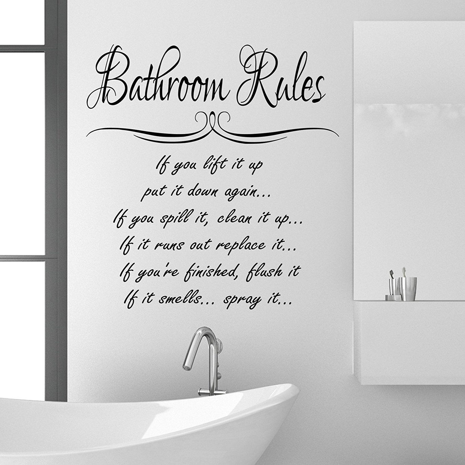 Bathroom Sayings Wall Art
 Uncategorized Funny Bathroom Wall Decor Inside Brilliant