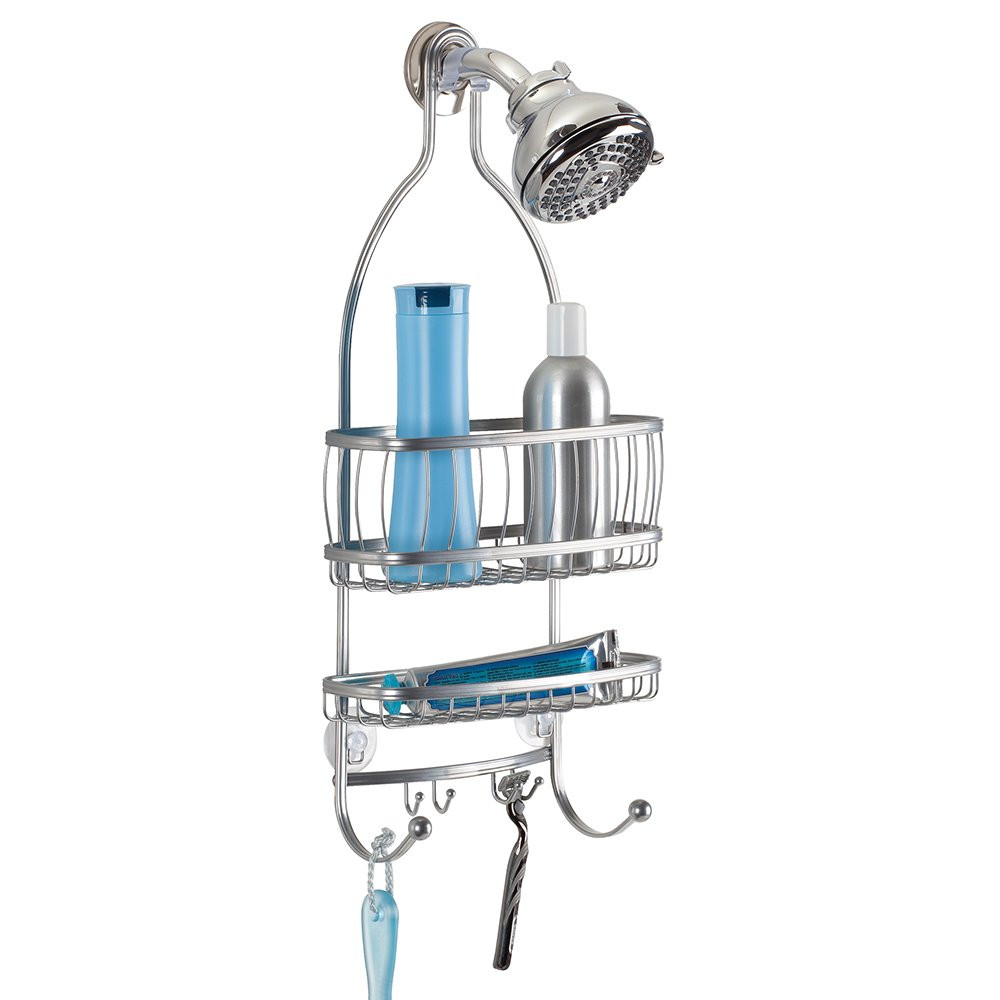 Bathroom Shower Accessories
 Hanging Shower Head Caddy Bathroom Storage Shelves Rack